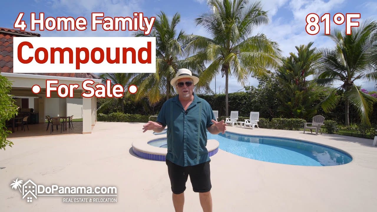 4 Home Family Compound For Sale, Santa Clara, Panama