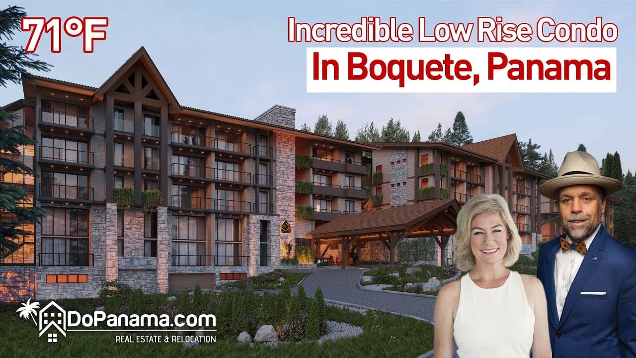 Incredible Low Rise Condo In Boquete, Panama