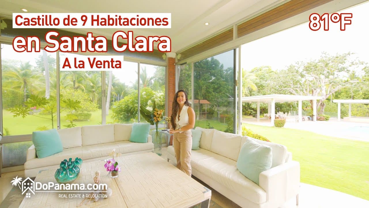 Castillo de 9 Habitaciones a la Venta en Santa Clara, Panama