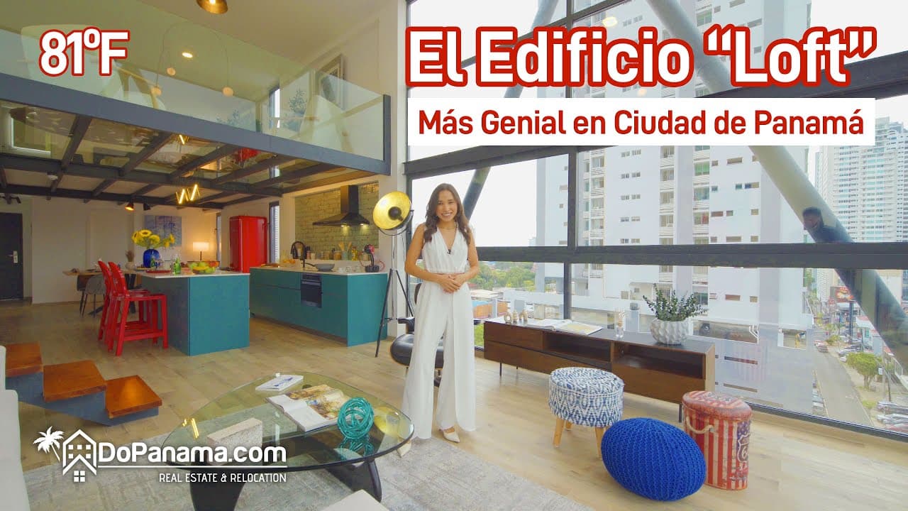 ¡El Edificio “Loft” Más Genial de la Ciudad de Panamá! 🌆🔥