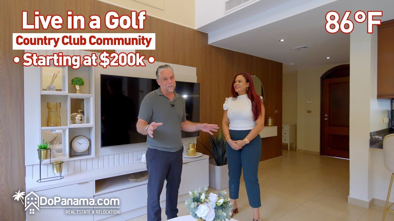 ⛳Live in a Golf Country Club Community Starting at $200k 🏡🌴🇵🇦
