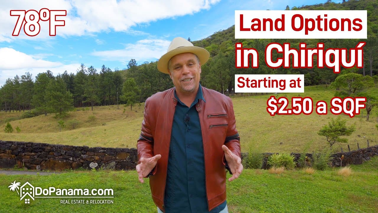 🌄 Land Options in Chiriquí Starting at $2.50/SQF! 🏡🌿
